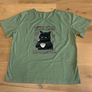 Black Cat Coffee Tee